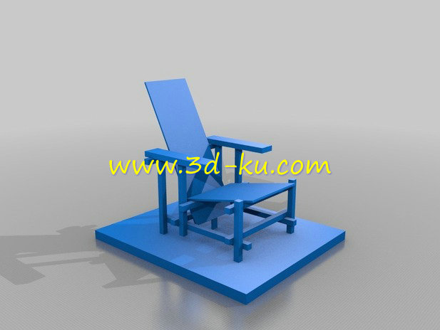 3D打印模型之移动座椅的图片1