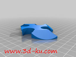 3D打印模型剑形冰箱磁铁粘粘器的图片