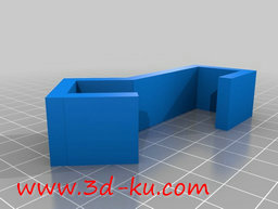 3D打印模型吹风机挂钩的图片