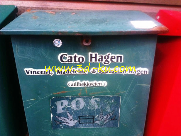 自己家门口的邮箱模型的图片1