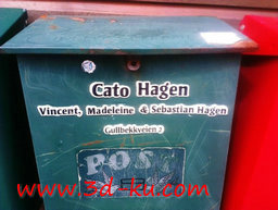 3D打印模型自己家门口的邮箱的图片