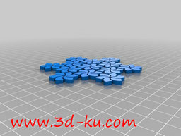 3D打印模型不再是单一图案的杯垫的图片
