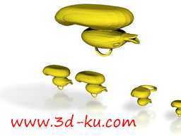 3D打印模型小黄鸭的图片