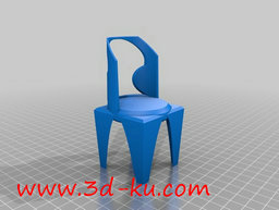 3D打印模型现代座椅的图片