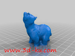 3D打印模型北极熊的图片