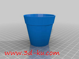 3D打印模型小型的植物花盆的图片