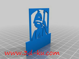 3D打印模型奥尔巴尼平板标志的图片