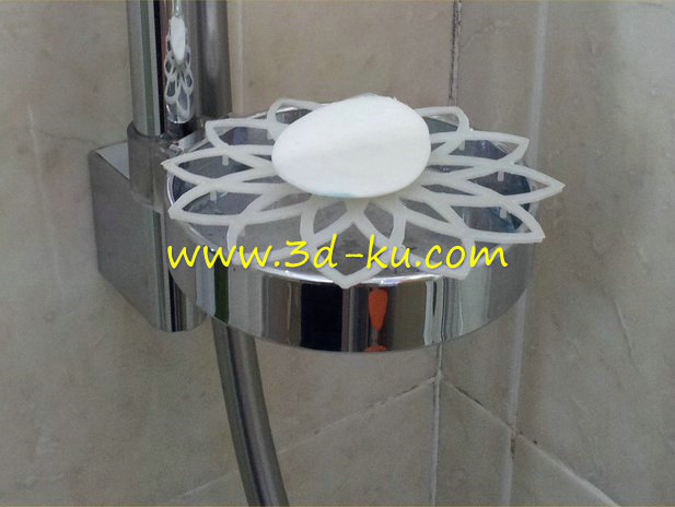 莲花样式的肥皂碟模型的图片1