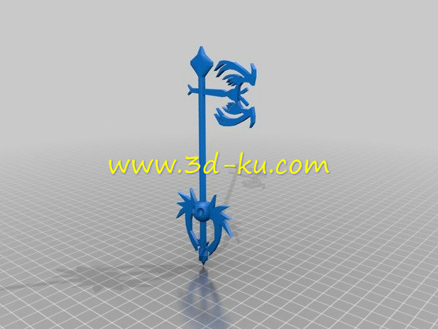 斧头造型的权杖模型的图片1