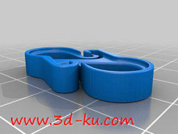 3D打印模型双头S型钩夹的图片