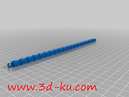 3D打印模型首尾连接成一个圆的手的图片