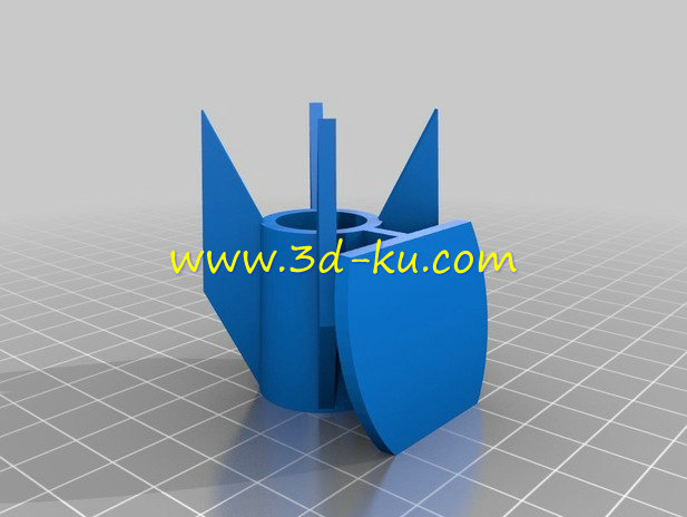 火箭造型的笔架模型的图片2