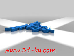 3D打印模型兽医的徽章的图片