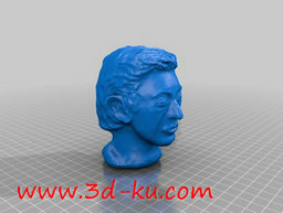 3D打印模型赛日·甘斯布是一位法的图片