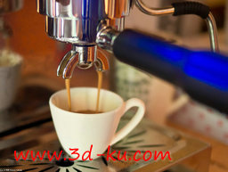 3D打印模型经典意大利浓咖啡杯的图片