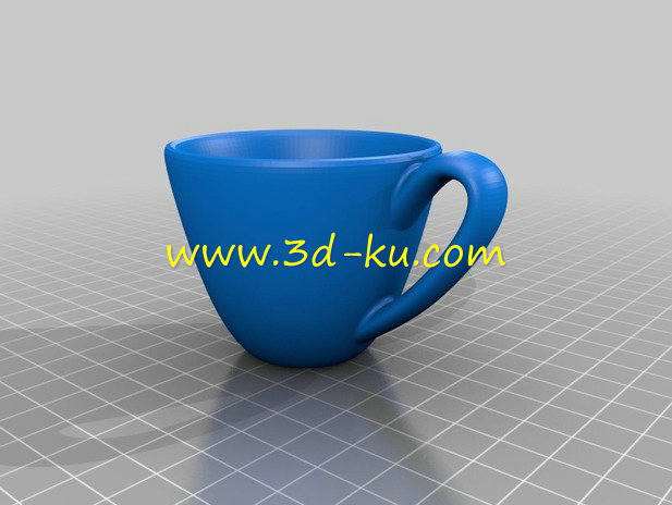 经典意大利浓咖啡杯模型的图片2