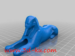 3D打印模型蹲坐的狮身人面像的图片