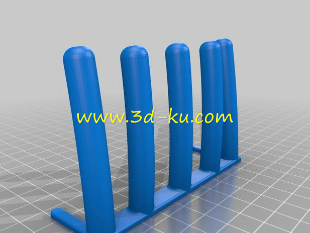 有五个齿的肥皂架模型的图片2