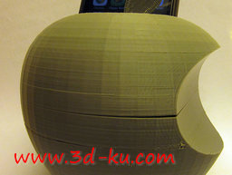 3D打印模型立体的苹果LOGO的图片