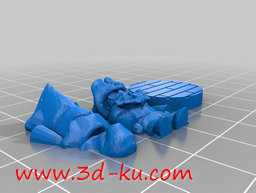 3D打印模型绿色的格林先生的图片
