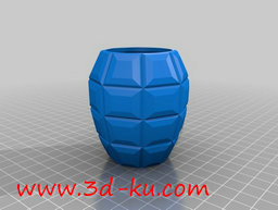 3D打印模型手雷造型的瓶子的图片
