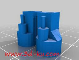 3D打印模型可以组装的拉伯机器人的图片