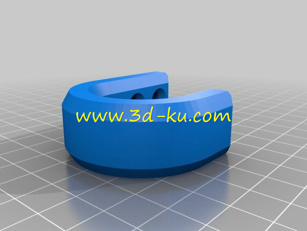 简易打印的J墙壁挂钩模型的图片2