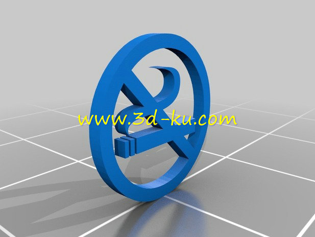 禁止吸烟的标志模型的图片3