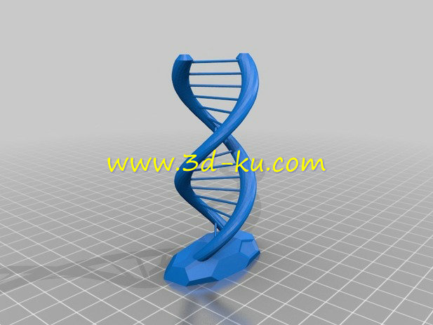 充满艺术感的双螺旋线模型的图片2