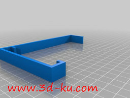 3D打印模型带有挂钩的L肥皂架的图片