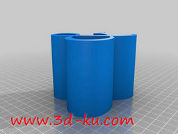 3D打印模型符号笔筒的图片