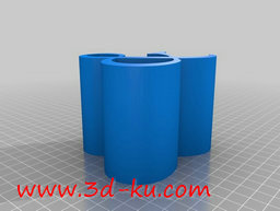 3D打印模型符号笔筒的图片