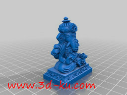 3D打印模型一尊神象雕塑的图片