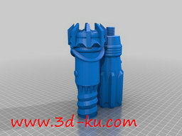 3D打印模型定制的光剑剑柄的图片