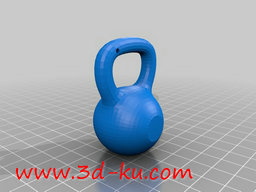 3D打印模型壶铃的图片