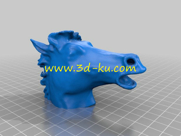 搞怪的马头面具模型的图片2