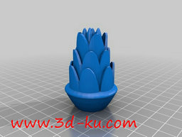3D打印模型盆栽的图片