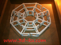 3D打印模型八卦阵盘的图片