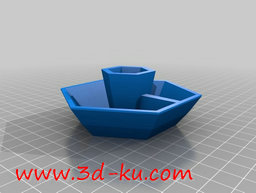 3D打印模型荧光棒烛台的图片