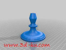 3D打印模型荧光棒烛台的图片
