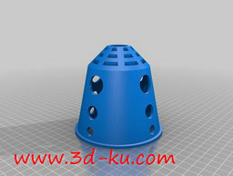3D打印模型悬挂式水培花盆的图片