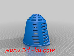 3D打印模型悬挂式水培花盆的图片