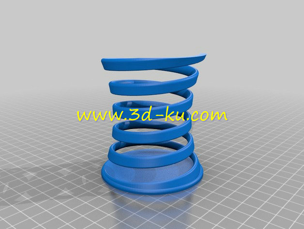 缕空笔筒模型的图片1