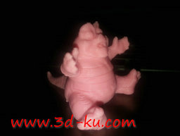 3D打印模型张开双手求抱的宝宝龙的图片