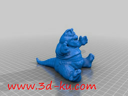 3D打印模型张开双手求抱的宝宝龙的图片