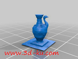 3D打印模型天鹅花瓶的图片