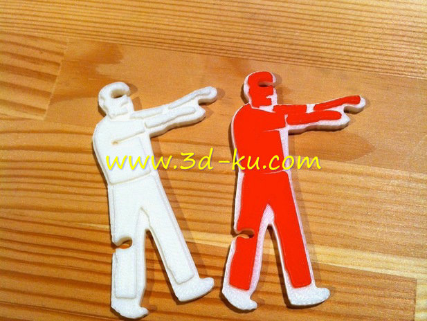 僵尸耳机缠绕架模型的图片1