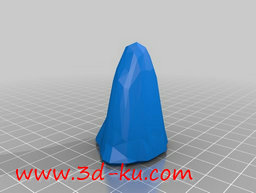 3D打印模型蓝色的幽灵的图片