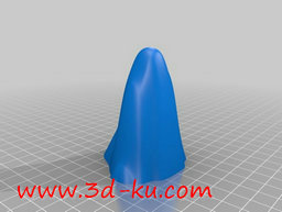 3D打印模型蓝色的幽灵的图片