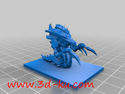 3D打印模型星际争霸里的刺蛇的图片